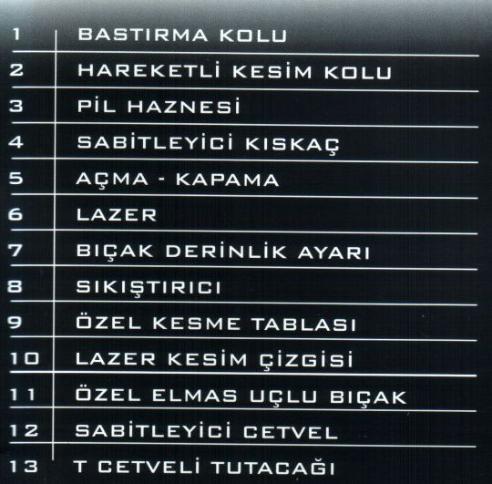 Kartela Kesme Makinası